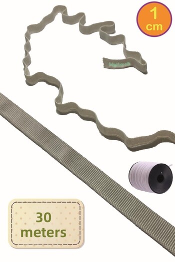 AVMmarketim Waist Leg Rubber 30meter 1 Cm Laundry Rubber Garment Rubber Rubber Mask Rubber