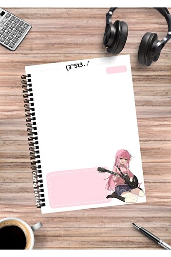 mertfigur Bochi the Rock Anime Spiral Notebook A5 (50 Sheets)