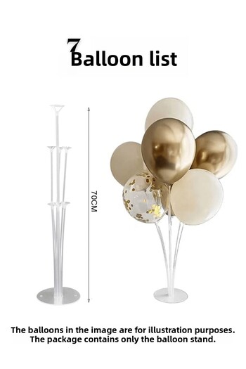 Mielibon 7 Vertical Balloon Stand |   Showy and Balanced Balloon Presentation Apparatus