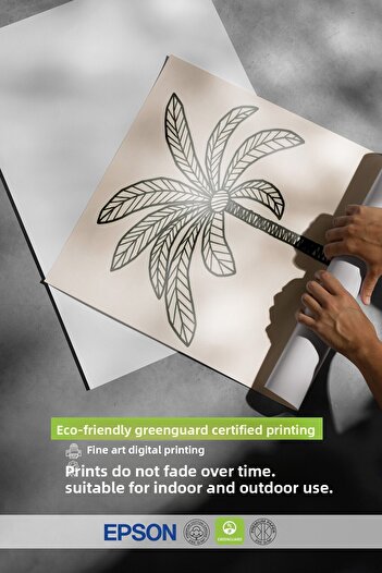 Postifull Frameless Wall Poster, Palm Tree, Illustration, Gray Color Poster, 2025 Summer Selection, No:109595
