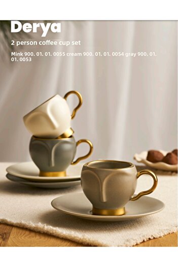 İSTANBUL PORSELEN Derya Set of 2 Coffee Cups