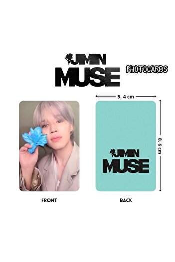 Kpop Dünyasi BTS JIMIN - ''Muse'' Photocard Set 1