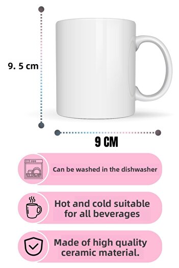giftkonsept "Think Happy Be Happy" Think Happy Be Happy Gift Printed Tea Coffee Presentation Mug Cup
