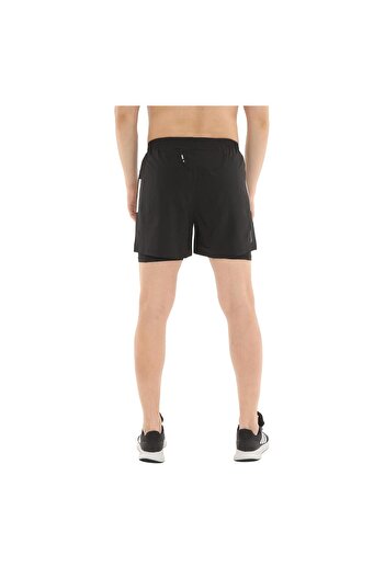adidas JM5400 OTR B S 2in1 M Siyah Lastikli Bel Regular Fit Düz Erkek Şort