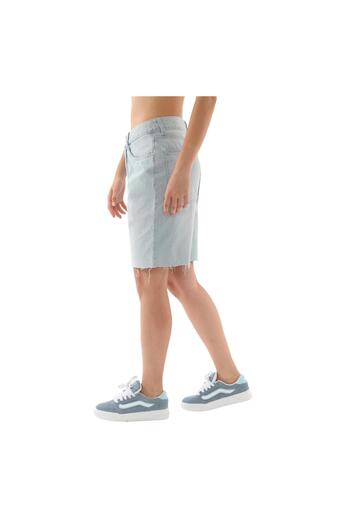 Vans 000Mbjttj1-R Vans Sirelle Cut-Off Jorts Women's Shorts and Capri Blue