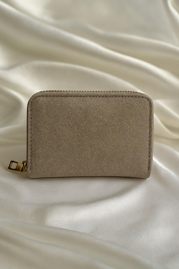 Aura Collection Online Luna Shiny Glitter Zipper Wallet