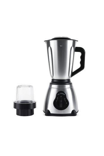 Blasko Blender 2 in 1 800W, 1.5L Glass, Coffee Grinder, 5 Speeds, Stainless Steel
