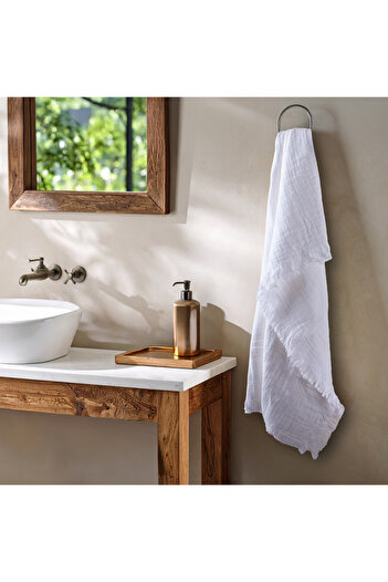 Püskül Tekstil Luxury Muslin Beach Towel Peshtemal, 100% Cotton High Quality Soft Quick Drying Muslin Towel