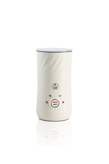 ALSAIF Milk Frother 4 Function, 0.3L 500 Watts White, 2 Years Warranty