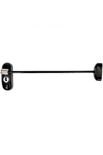 SOLIDON PVC window or door restriction system with cable, ANTHRACITE GREY, RAL 7016, child safety