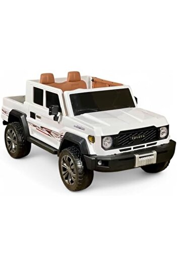 ALBADER Electric Car Land Cruiser Pickup For Kids, Kids Cars to Drive, LED, Kids Car