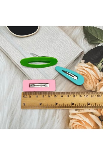 LO ADORO 10Pcs Fence Fence Buckle Girl Child Buckle Women Buckle 10 Colors Rectangle Snap Fastener