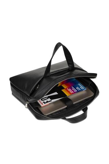 Classone Geanta pentru laptop VIP SD150 15.6 din piele artificiala -negru