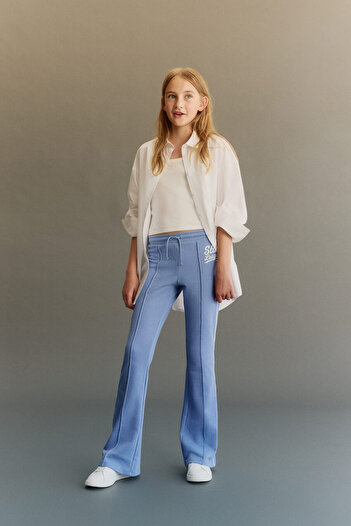 H&M Kat İzli İspanyol Paça Jogger Pantolon
