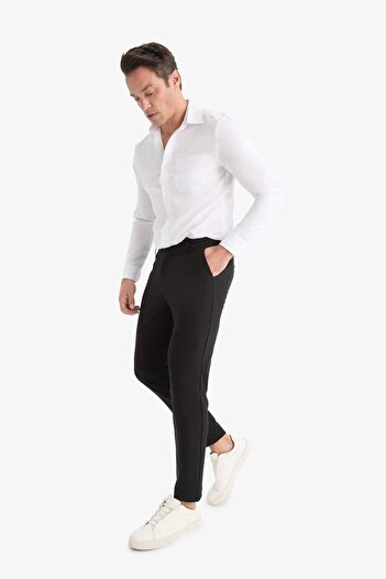 DeFacto Tailored Fit Regular Fit Straight Leg All-Way Stretch Summer Fabric Pants C7508Ax24Au