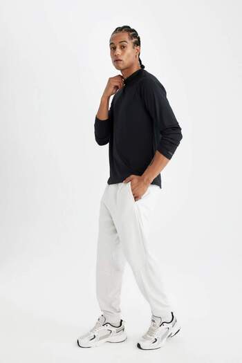 DeFacto DeFactoFit Sportsman Jogger Sweatpants Standard Fit με ελαστικό πόδι μέσης με τσέπες C9174AX24AU