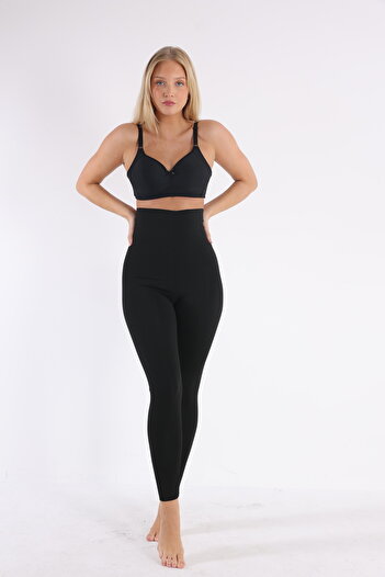 BelFit Sculpt Pro - Lazer Kesim Destekleyici Silikonlu Korseli Tayt