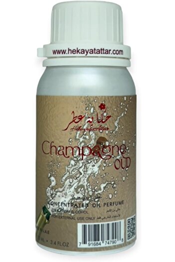 Hekayat Attar CHAMPAGNE OUD 100ML CONCENTRATED PERFUME OIL | Heritage Collection