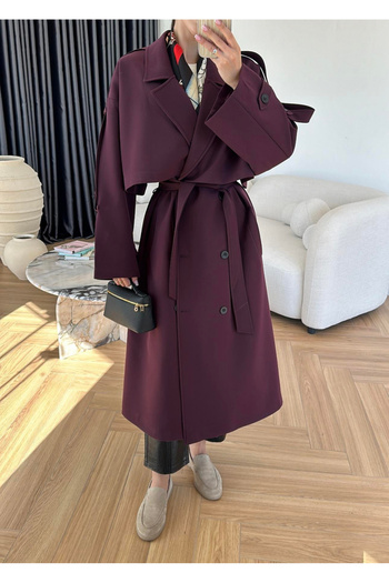 Lavanta Tekstil 9476 Polyviscos Trench Coat
