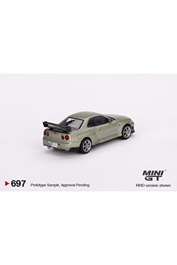 mini gt 1:64 Nissan Skyline GT-R R34 Tommykaira R-Z Diecast Model Araba