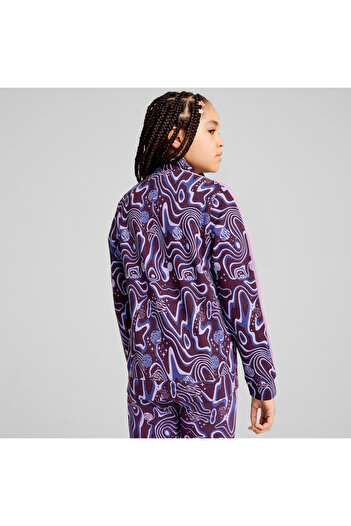 Puma Youth Girls Track Jacket - Purple