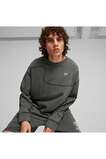 Puma Mens RE:COLLECTION Crew - Gray