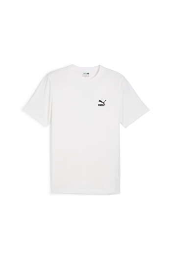 Puma Mens CLASSICS Small Logo Tee - White