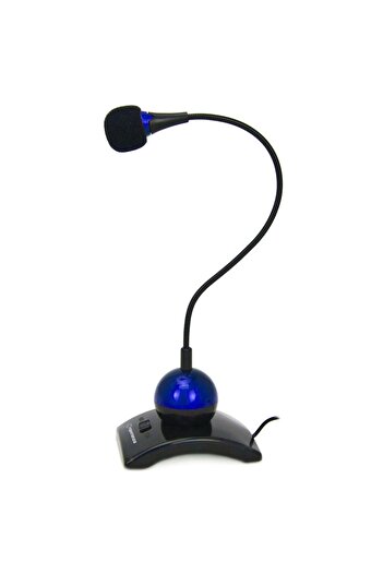 ESPERANZA Microphone for laptops and PCs Chat, 3.5mm jack, 2-meter cable, blue