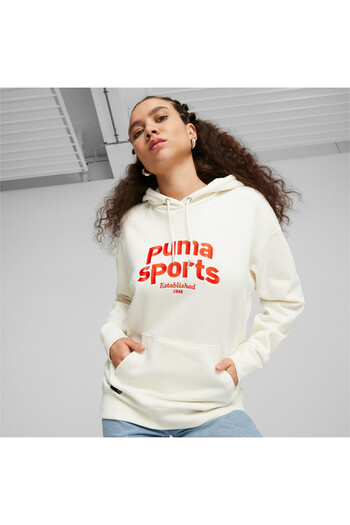 Puma Womens Team Hoodie - White