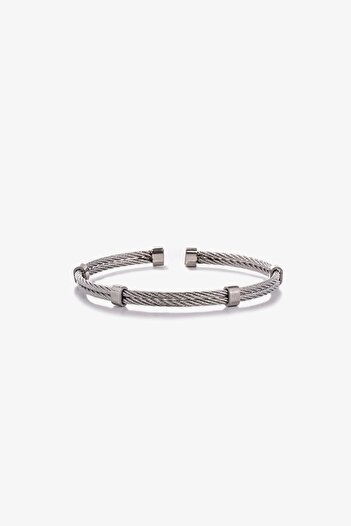 Getto Deri Wire Steel Bracelet