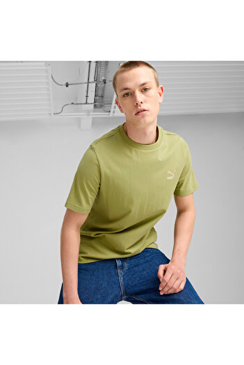 Puma Mens CLASSICS Small Logo Tee - Green