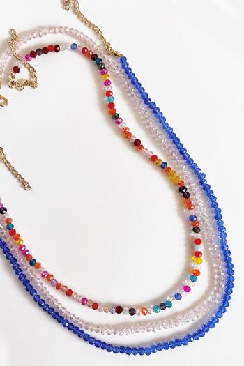 New Obsessions Crystal Women's Necklace Set of 3