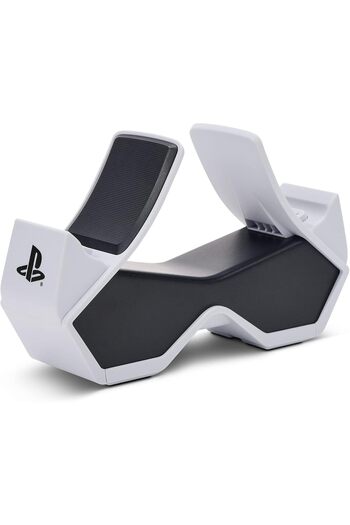 Generic Twin Controller Charging Station for PS5 | Fast Dual Wireless Charging Dock with AC Adapter