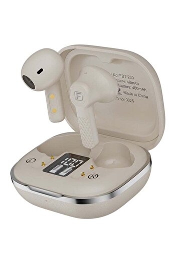 Faster TroniX Half In Ear Earbuds Bluetooth 5.4- ENC Technology LED Digital Display Charging Case Bluetooth