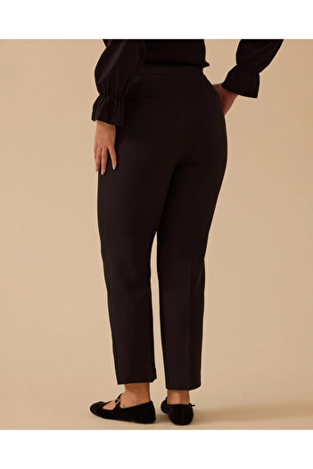SEÇİL Ivy Ankle Length Pants with Elastic Waist