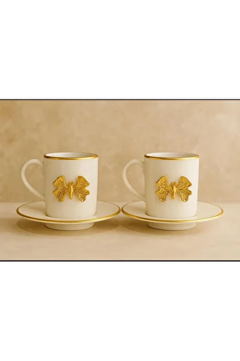 decovien 2-Piece Porcelain Coffee Cup Set