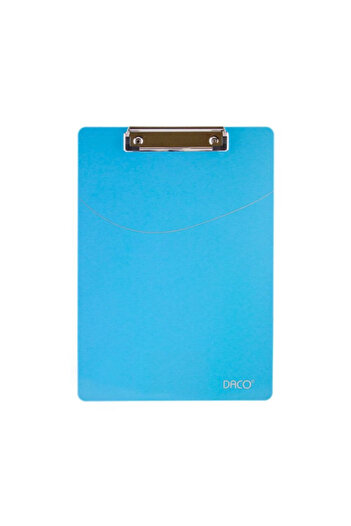 daço Clipboard A4 simplu, culoare albastru deschis, material plastic
