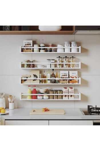 EGN WOODS 4X 80cm Mdf Baby Room Organizer Educational Montessori Shelf Bookshelf Spice Rack Bathroom Organizer