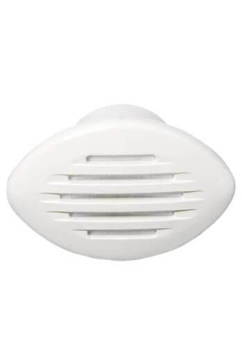 OSCULATI Claxon Incastrat 130x85 mm, 12V, 105dB, Corp ABS Alb, Diametru Adancime 70x40 mm