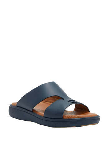 Steve Madden Mens Stht-242 Navy Blue Arabic Sandals