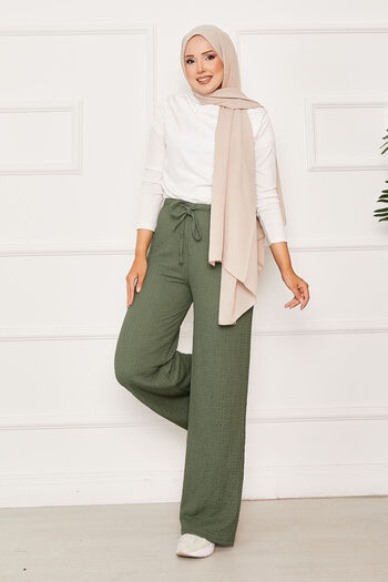 EBRUTESETTÜR Bubble Pants with Elastic Waist