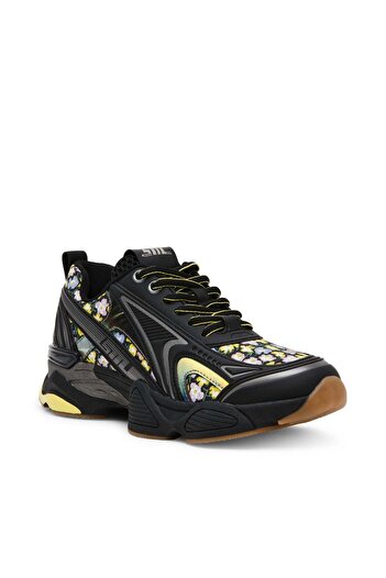 Steve Madden Speedster-E Black/ Yellow Floral
