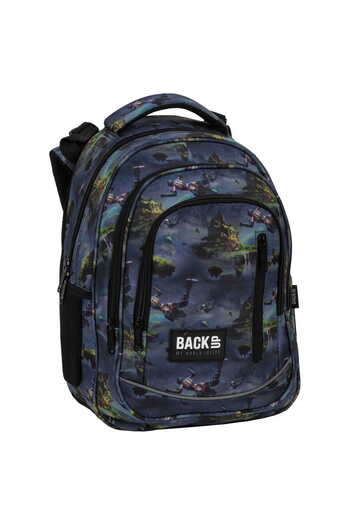 zola Ergonomic school bag, 39x27x20 cm, multiple compartments, pockets, reflective, Fortnite