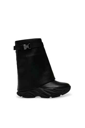 Steve Madden Payout Black Action Leather