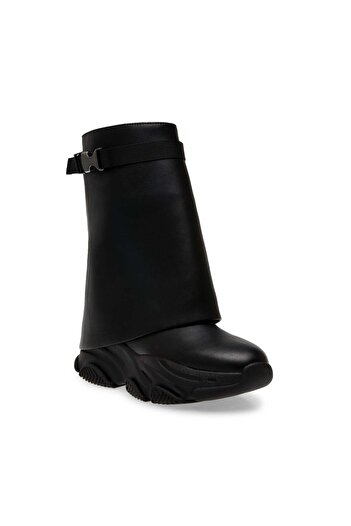 Steve Madden Payout Black Action Leather