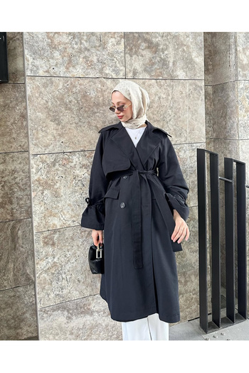 Trend Marfa Oversize Hijab Trench Coat