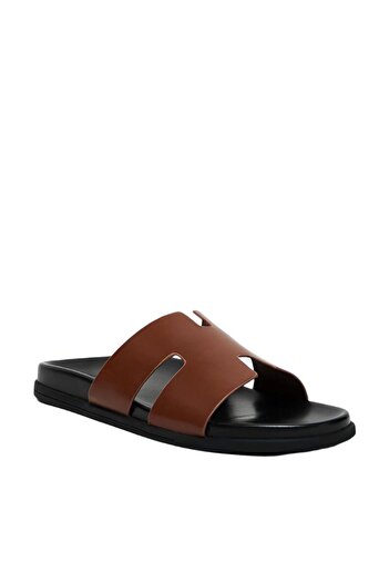 Steve Madden Mens Transpher Dark Brown Arabic Sandals