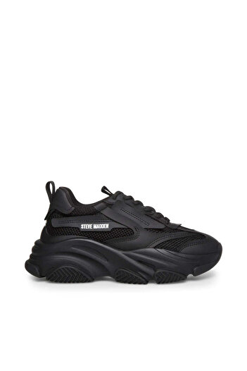 Steve Madden Womens Possession Black Women'S Sneakers