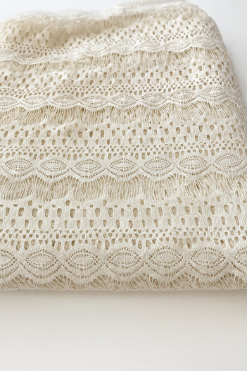 Cancanlı Kumaşçılık Polyester Raw Lace 2 Meters
