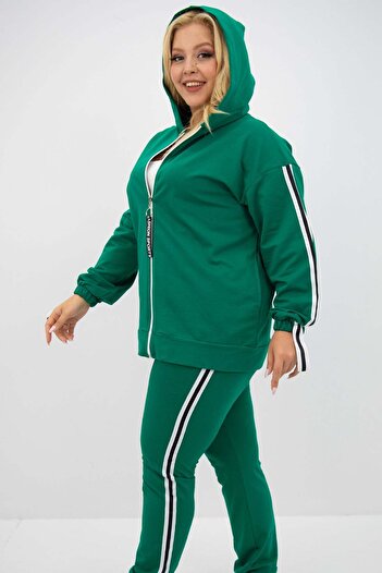 Bigsize Trening dama marimi mari cu fermoar 8136